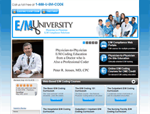 Tablet Screenshot of emuniversity.com